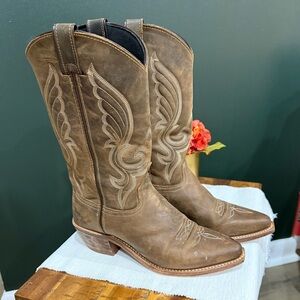 Abilene Women’s Brown Western Leather Boots Sz. 8